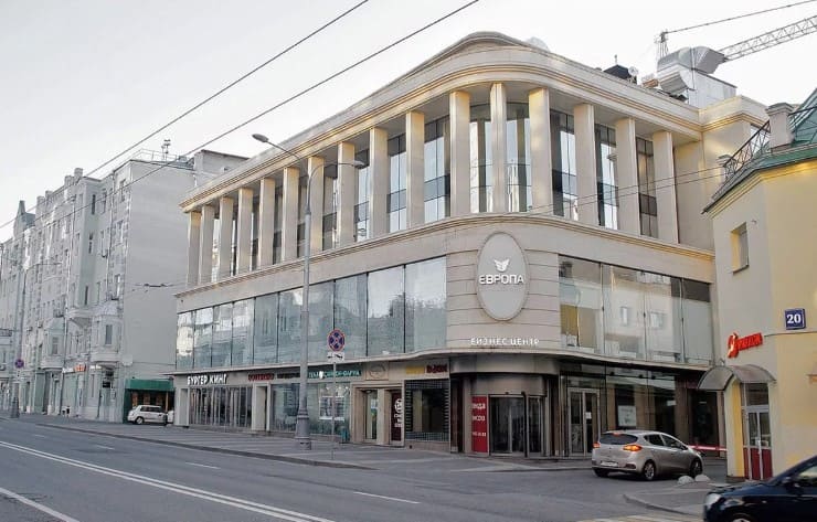продажа здания бц Европа